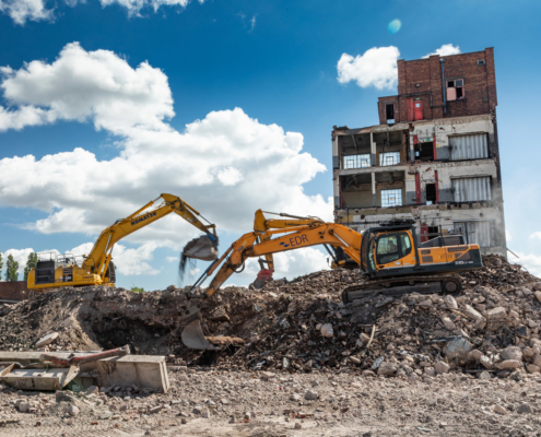 Wolverhampton Demolition Site Photography